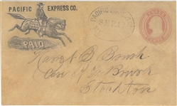 Express Cover with Horse and Rider