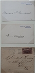 Grover Cleveland & Francis signed Executive Mansion Cards