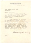 WARREN G. HARDING 