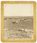 Rare Original Albumen Print of Custers Black Hills Expedition