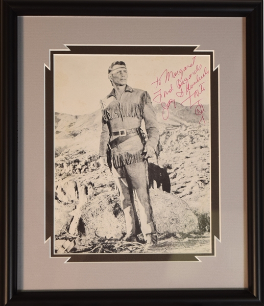 Jay Silverheels Tonto Lone Ranger Autograph