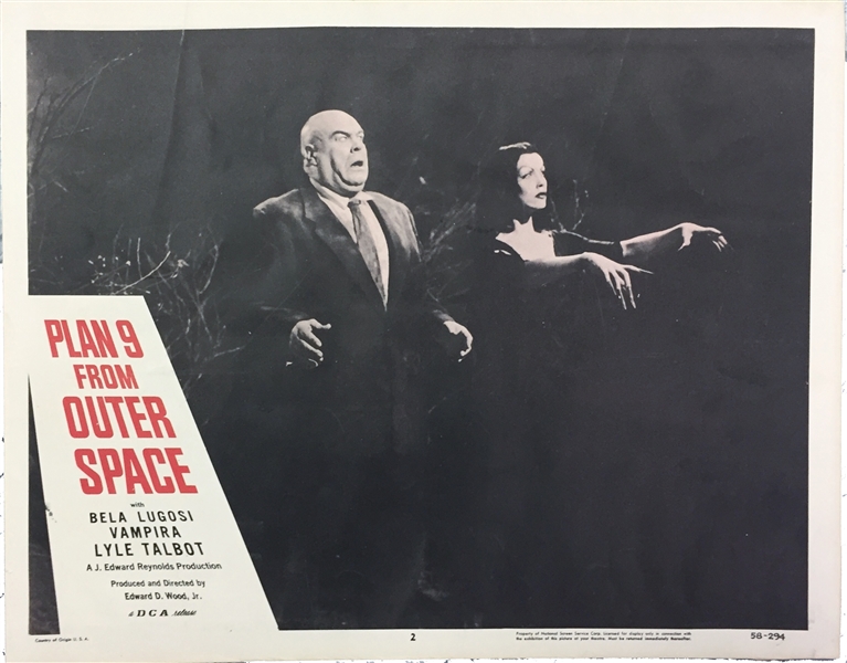 Plan 9 from Outer Space (DCA, 1958). Lobby Card