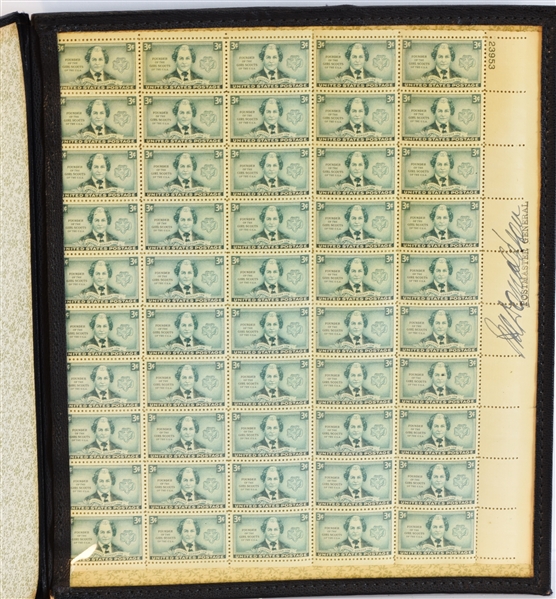  Harry Truman Signed U.S. postage stamps