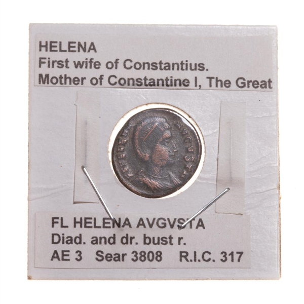 St. Helena, Empress, mother of Constantine, AE3