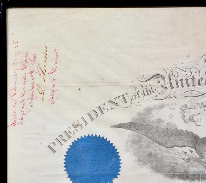 Abraham Lincoln  Military Commission Document Signed as President