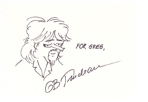 Original G B Trudeau" Zonker Harris" Sketch