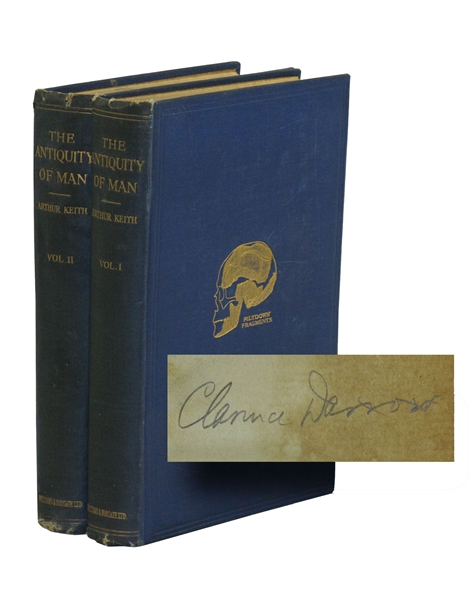 Clarence Darrow Signed “The Antiquity of Man”