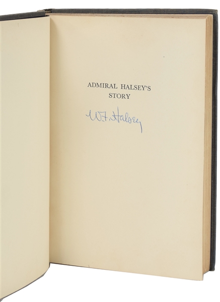 WILLIAM F. HALSEY Signed Book