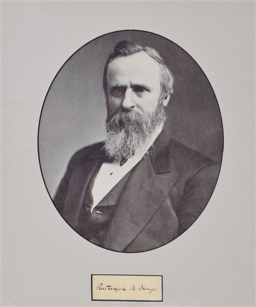 Rutherford B. Hayes ,Crisp ink signature, 