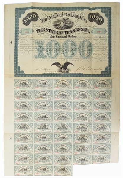 State of Tennessee $1000 Bond