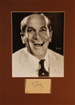 Al Jolson- Signed Card with Photo
