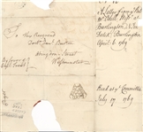 Rare Colonial U.S. Mail to England
