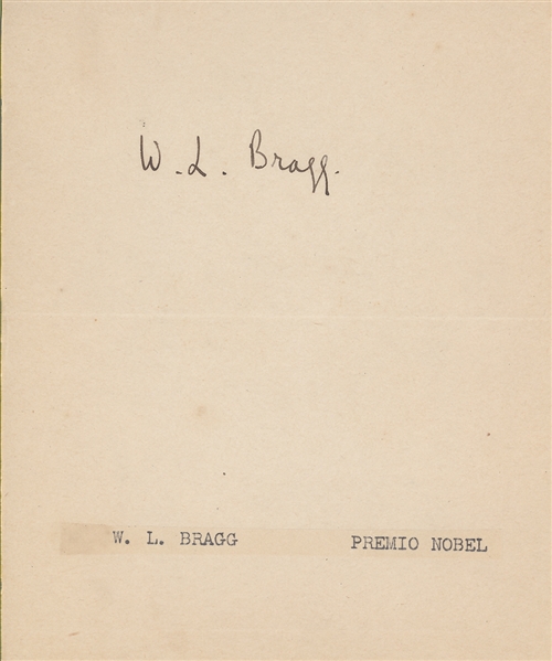 William Lawrence Bragg Nobel Prize in Physics