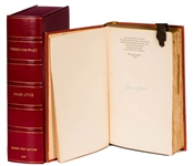 James Joyce Signed Finnegans Wake