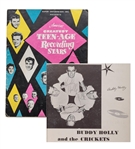 Buddy Holly signed "AMERICAS GREATEST TEEN-AGE RECORDING STARS" PROGRAM.