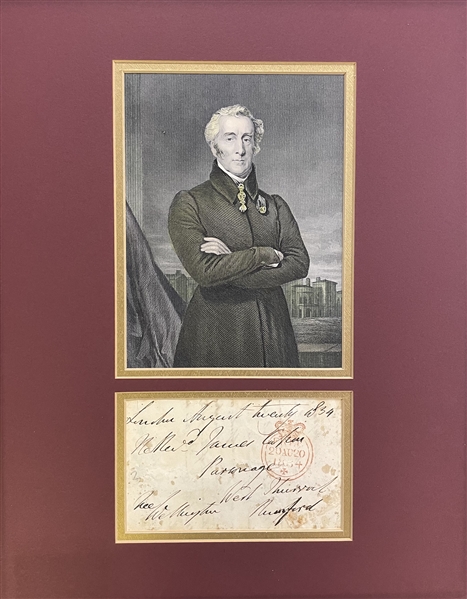 Arthur Wellesley, 1st Duke of Wellington Envelope