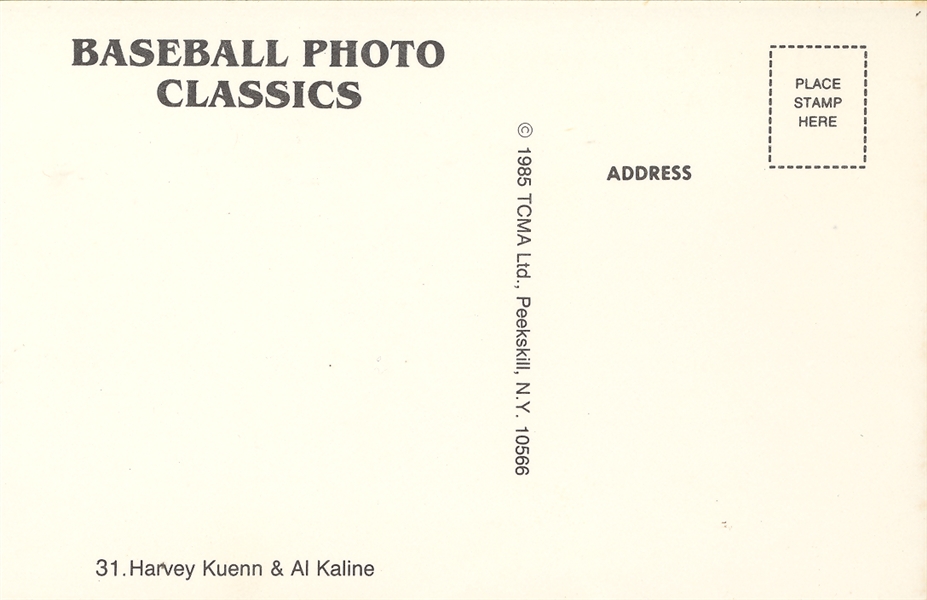 Signed Baseball Postcards 