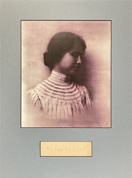 Helen Keller Signature