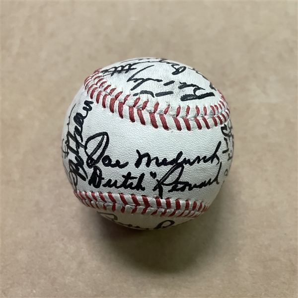 Baseball signed by Assortment of HOFs (Including Boxer Joe Louis)