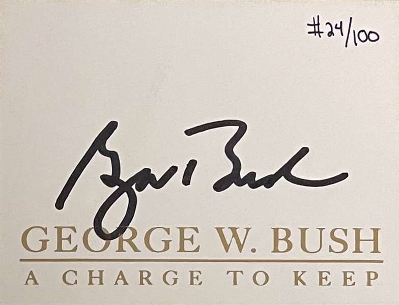 Limited Edition George W. Bush A Charge To Keep