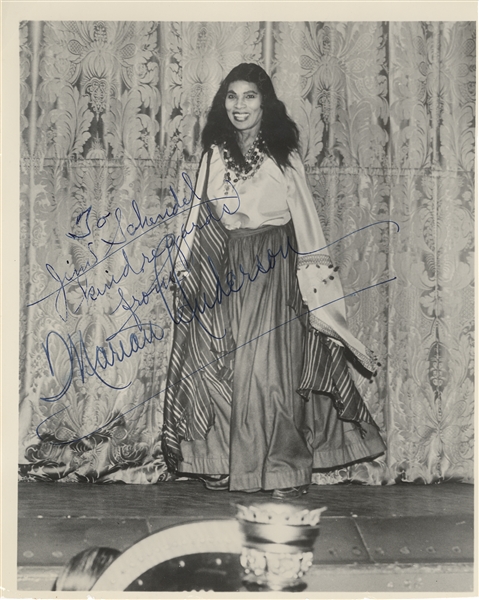 Marian Anderson Signed Photo