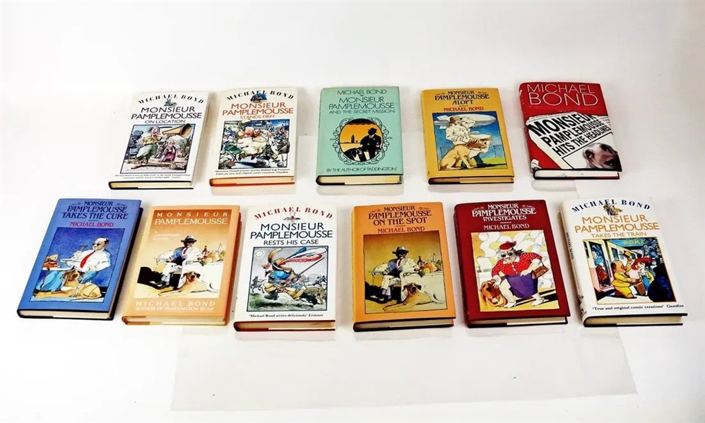 Michael Bond Signed Book Collection
