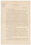 Helen Keller Typed Letter Signed to President Franklin D. Roosevelt , Fantatic Content