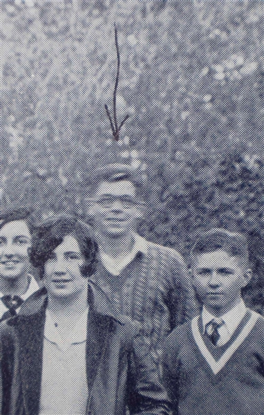 Ronald Reagan 1928 Senior Year in High School Yearbook