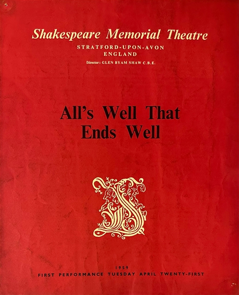 1959 Shakespeare Memorial Theatre Collection (Sir Laurence Olivier (2), Charles Laughton (3), Harry Andrews and over 45 others.