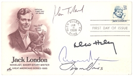 Alex Haley, Edward Albee, Leon Uris, John Toland Signed First Day Cover