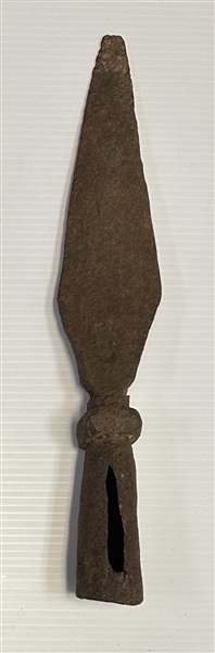 Original Revolutionary War Pike Head Spontoon Forged Iron