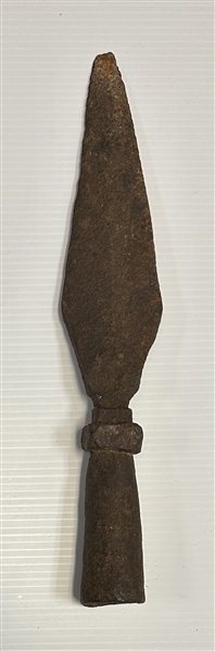 Original Revolutionary War Pike Head Spontoon Forged Iron