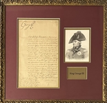 Beautiful King George III Autograph On Pay Document for Lord Jeffrey Amherst