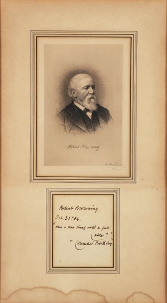 Robert Browning Rare AMQS