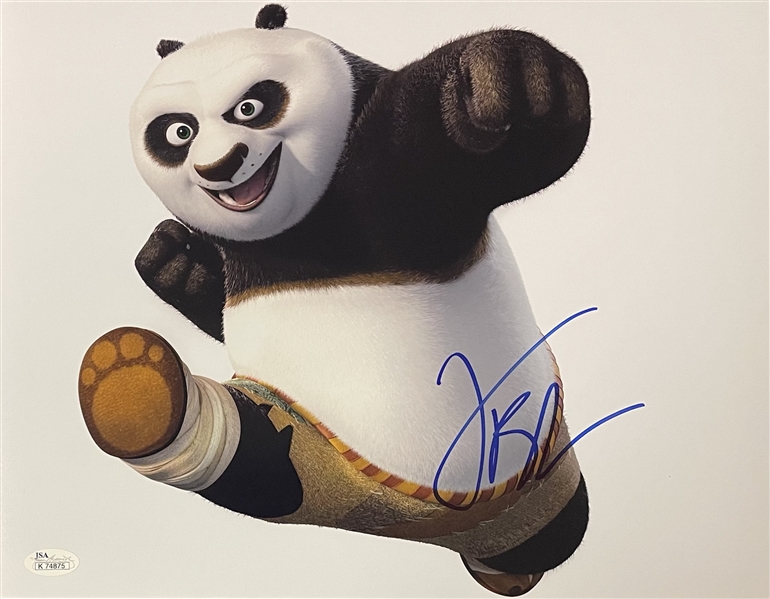 Jack Black 11 x 14 signed Kung Fu Panda photo