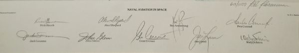 Astronauts Naval Aviation in Space Signed Print