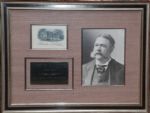 Chester Arthur Signed White House Engraving