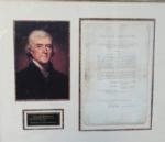 Thomas Jefferson Signed Act Of Congress