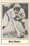 Football Cards signed by HOF  Players Hein & Battles 