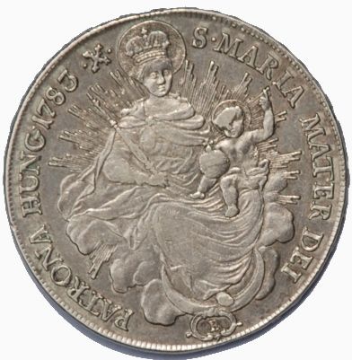 1782 Hungary Madonna Thaler