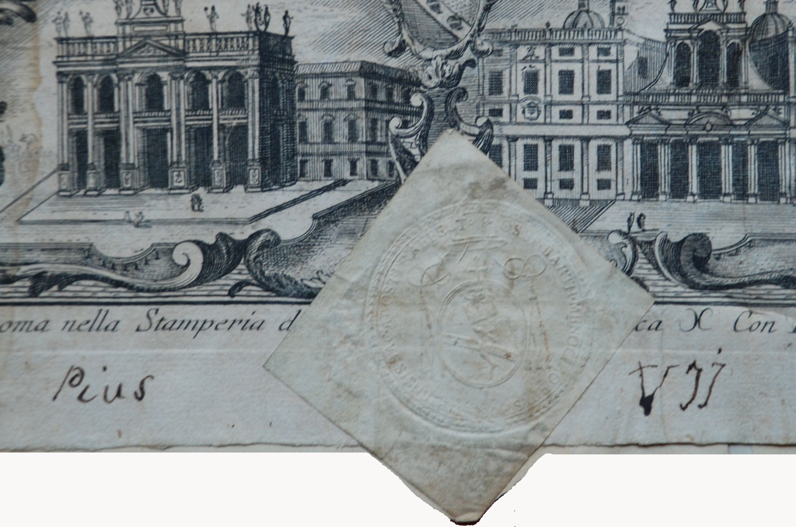 Lot Detail - POPE PIUS VII SIGNED ABSOLUTION 1820