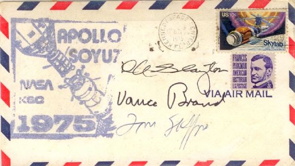 Apollo Soyuz Signed Cover