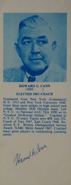 howard g. Cann