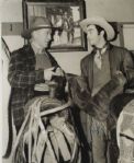 William S. Hart shows Taylor pointers for  Billy the Kid Movie! SP