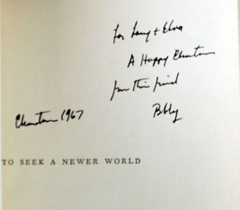 Robert F. Kennedy Signed Book 1st Ed