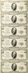 Uncut Sheet, serial number 3,Cooperstown, NY - $10 1929 Ty. 1