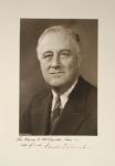 Franklin D. Roosevelt Oversize  Signed Photo