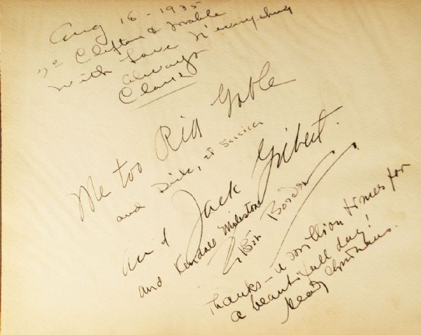 Clark Gable,Rita Gable,Basil Rathbone,Marlene Dietrich,Ronald Colman