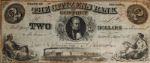 1857 $2 Citizen Bank Of Gosport (Indiana)