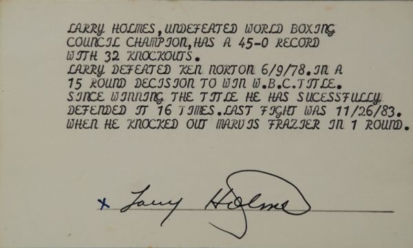 Larry Holmes